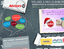 Tablet Screenshot of advisors-360.com